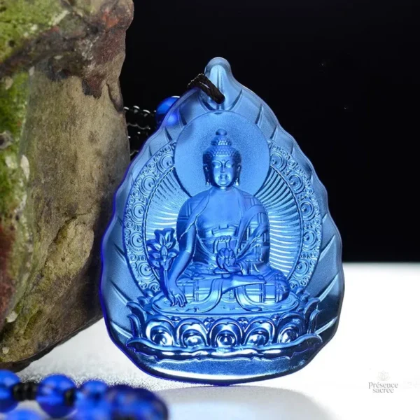 Pendentif Bouddha en bleu