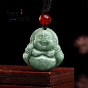Collier Bouddha en Jade finement travaillé