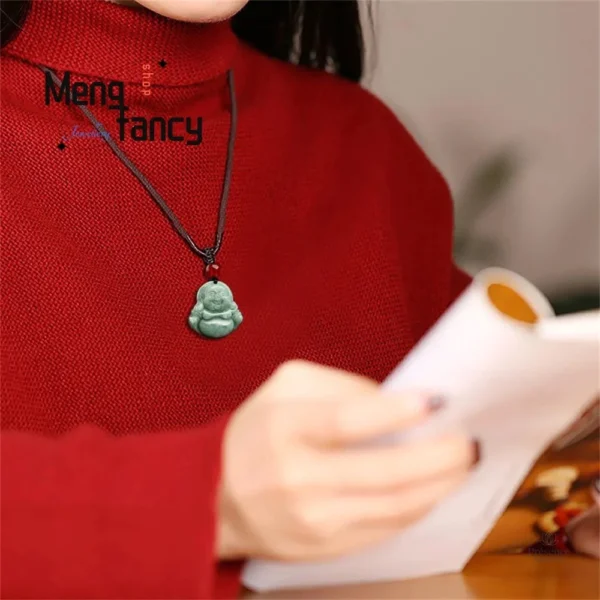 Collier mystique avec pendentif Bouddha