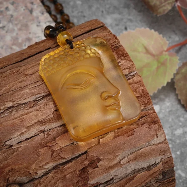 Jade jaune Bouddha, accessoire zen pour un style unique