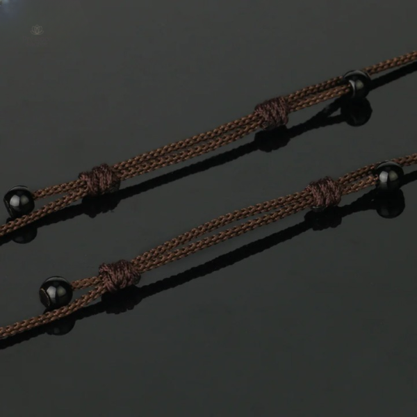 Collier Bouddha avec pendentif sculpté en Oeil de Tigre