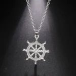 Pendentif Bouddhiste en forme de gouvernail