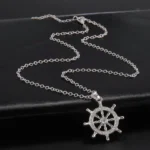 Collier Bouddhiste avec pendentif gouvernail