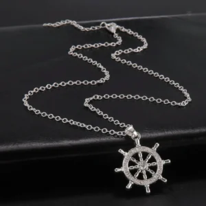 Collier Bouddhiste avec pendentif gouvernail