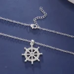 Bijou spirituel Bouddhiste en gouvernail