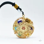 Pendentif en Orgonite 7 Chakras, bijoux en pierre naturelle
