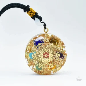 Pendentif en Orgonite 7 Chakras, bijoux en pierre naturelle