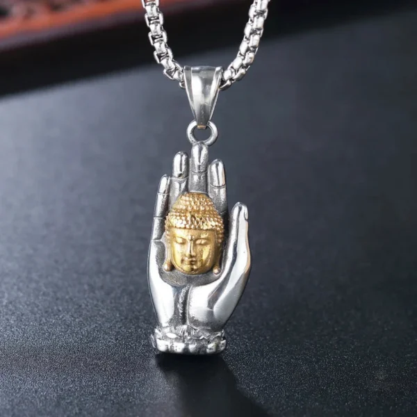Pendentif Main de Bouddha en collier spirituel
