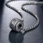 Accessoire sacré rotatif inspiré du bouddhisme