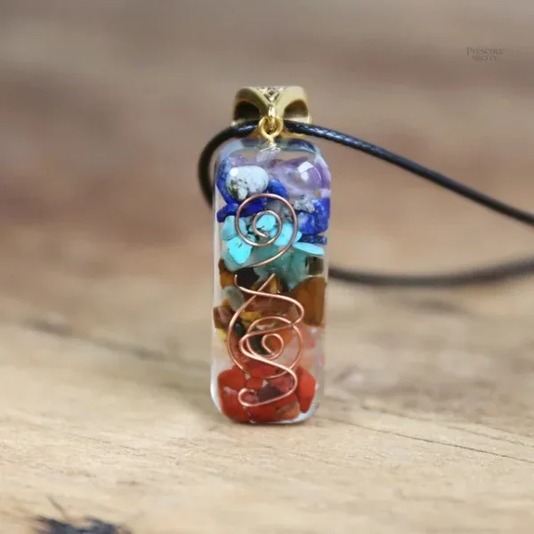 pendentif-orgonite-7-chakras-1 Pendentif Orgonite 7 Chakras en bijoux pierre naturelle