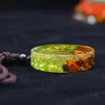Pendentif Arbre de Vie en orgonite naturelle