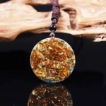 Accessoire en pierre naturelle, orgonite bleue