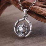 Pendentif Bouddha tibétain en pendentif collier