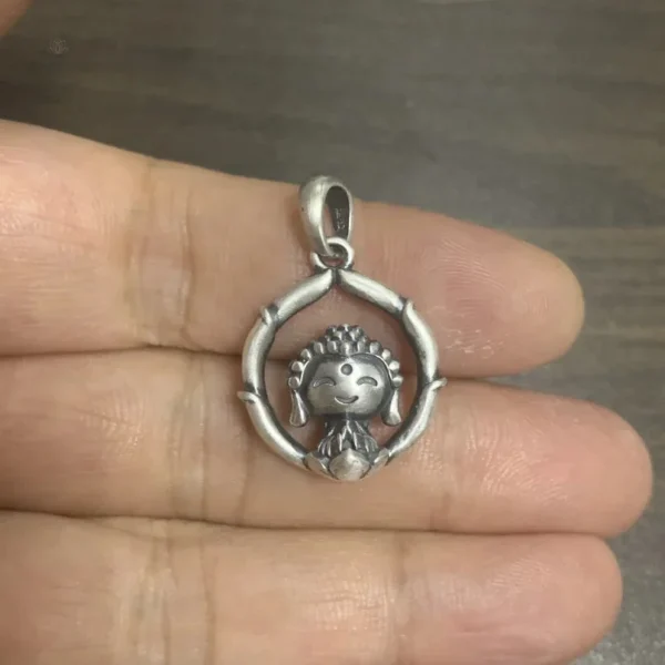 Pendentif collier Petit Bouddha, artisanat tibétain