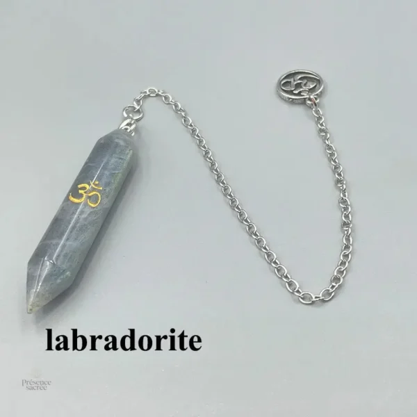 Pendule en pierre naturelle, pratique pour les tirages