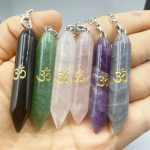 Pendule OM en pierre naturelle pour la divination