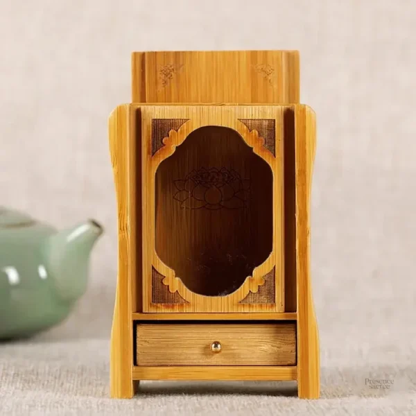 Autel Bouddhiste traditionnel pour méditation
