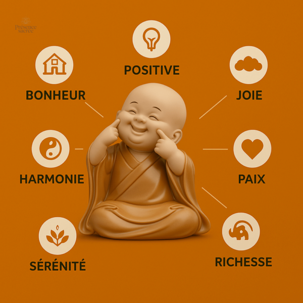 Bouddha zen de petite taille pour la méditation