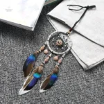 Plume attrape-rêve décorative pour filtrer les mauvais rêves