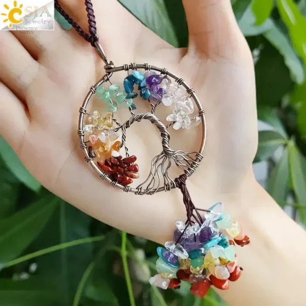 Porte clé Arbre de vie élégant en métal - vue 7