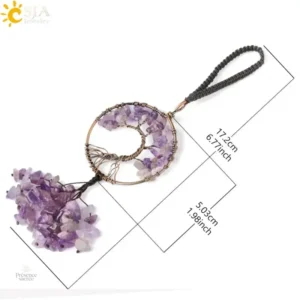 Porte clé design Arbre de vie en argent