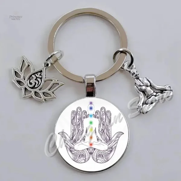 Porte clé symbolique des chakras
