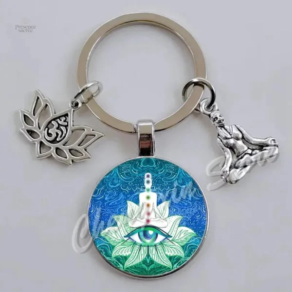 Porte clé décoratif 7 chakras