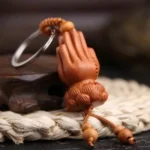 Porte-clés Bouddhiste Mains Prière, accessoire spirituel