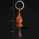 Mains de prière en porte-clés, un rappel de sérénité