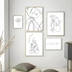 Tableau Bouddha en couleur blanche