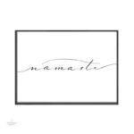 Art mural Bouddha minimaliste