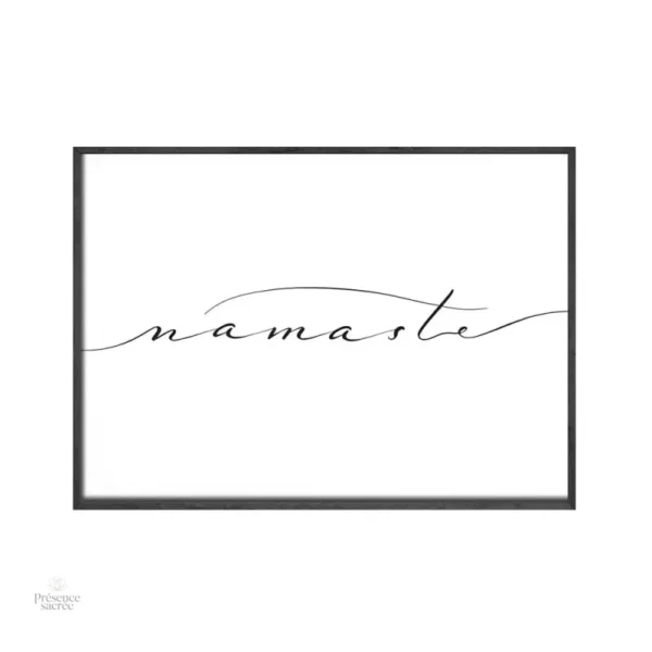 Art mural Bouddha minimaliste