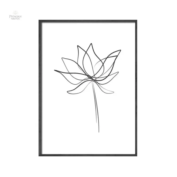 Tableau inspirant Bouddha en méditation