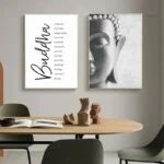 Poster zen, art Bouddha pour une atmosphère méditative
