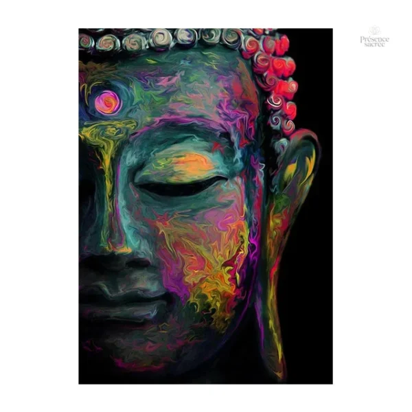 Art Bouddha mural, pour une décoration pleine de signification