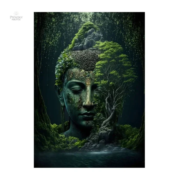 Tableau décoratif Bouddha, ajout artistique zen à votre mur