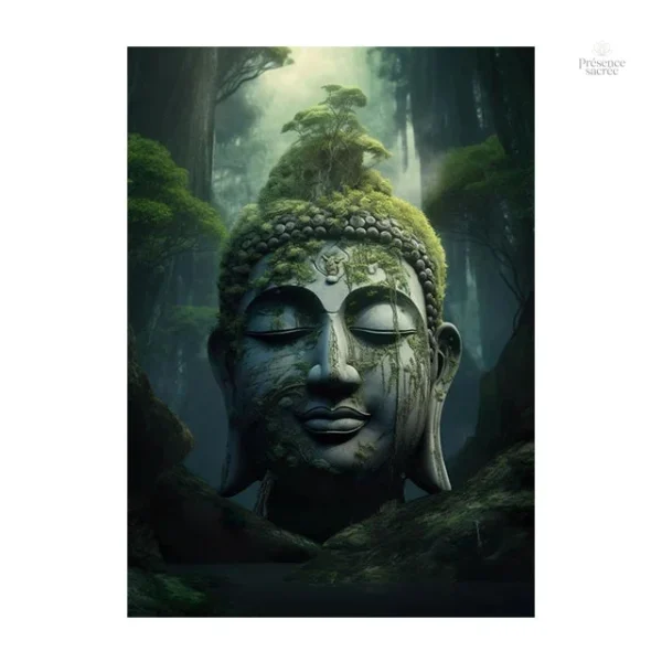 Affiche zen Bouddha, décoration pour ambiance tranquille