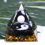 Orgonite Yin-Yang pour harmonisation énergétique