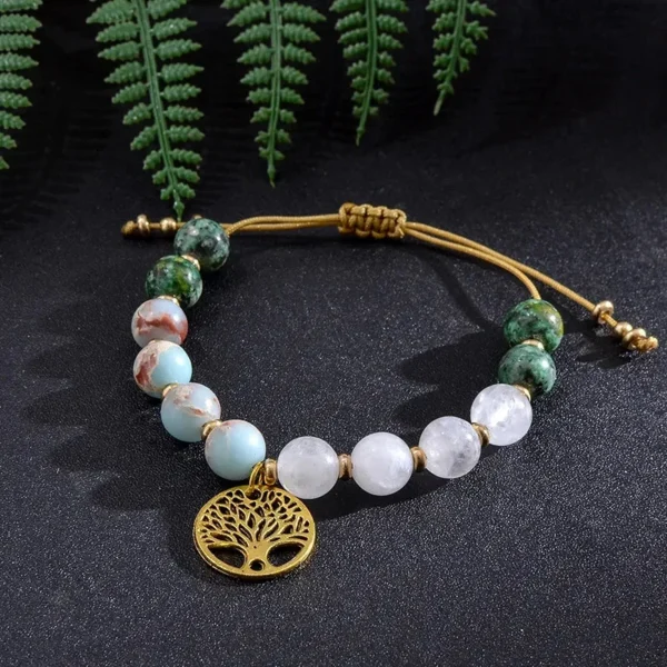Set élégant de jade africaine pour méditation