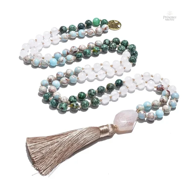 Collier et bracelet en jade, harmonie et sérénité