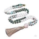 Accessoires en jade africain, style zen et naturel