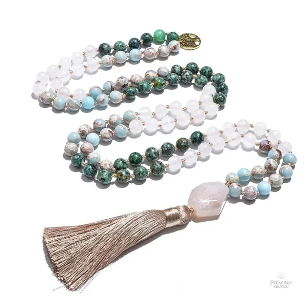 Accessoires en jade africain, style zen et naturel