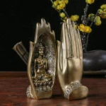 Objet de décoration spirituelle : mains de Bouddha