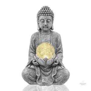 Décoration Bouddha en verre, ambiance zen