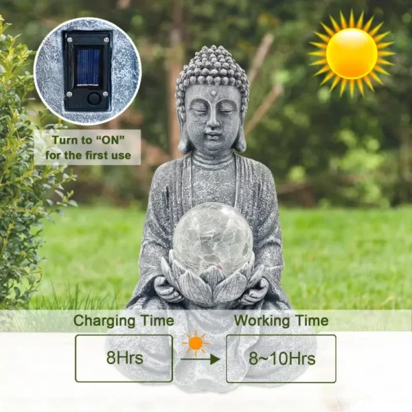 Accessoire spirituel : Bouddha en verre