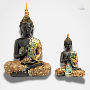 Statue Bouddha thaïlandaise en décoration spirituelle