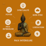 Statue Bouddha en méditation pour un intérieur paisible
