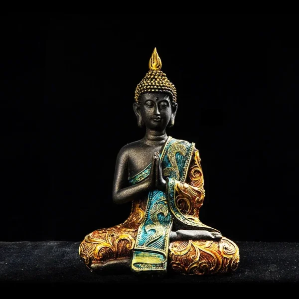 Décoration intérieure avec une statue Bouddha artisanale