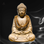 Bouddha en position Dhyana, symbole de paix