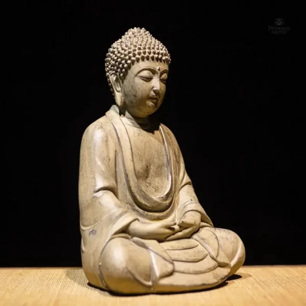 Bouddha Dhyana Mudra, décoration spirituelle élégante
